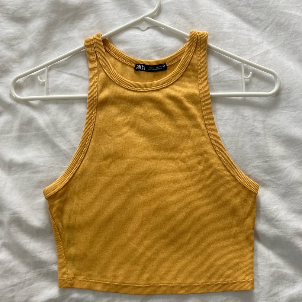warm yellow tank top